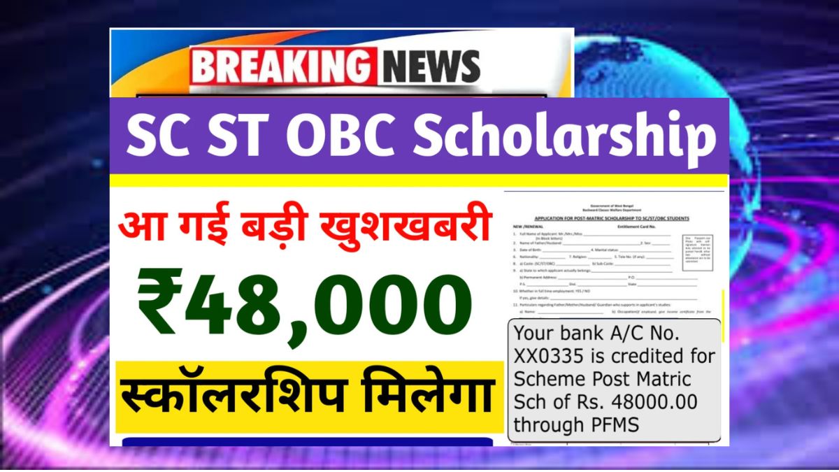 SC ST OBC Scholarship 2025