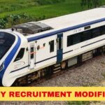 Railway recruitment 2024 PwBD modification