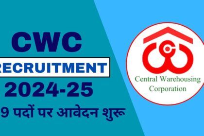 CWC Recruitment 2024 notification PDF download