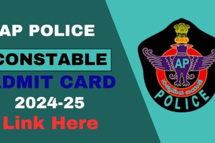 How to download AP Police Constable admit card 2024