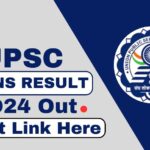 UPSC Mains Result 2024