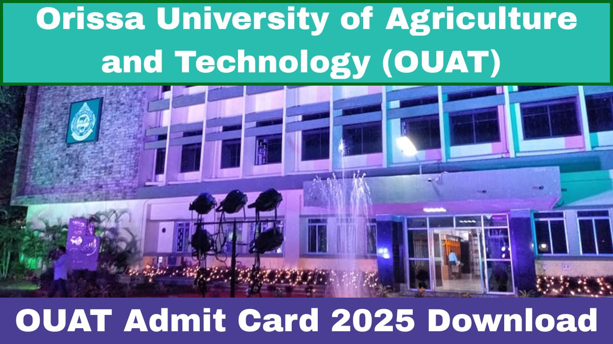 OUAT Admit Card 2025 Download Link