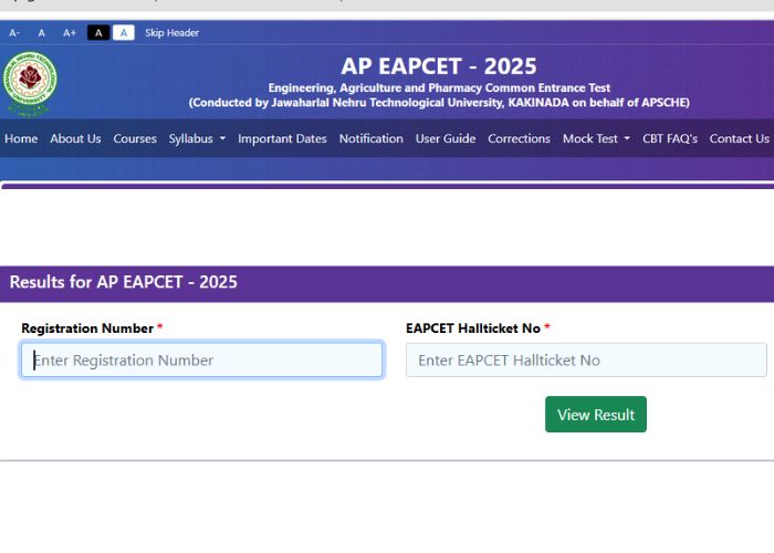 AP EAMCET Results 2025 Released